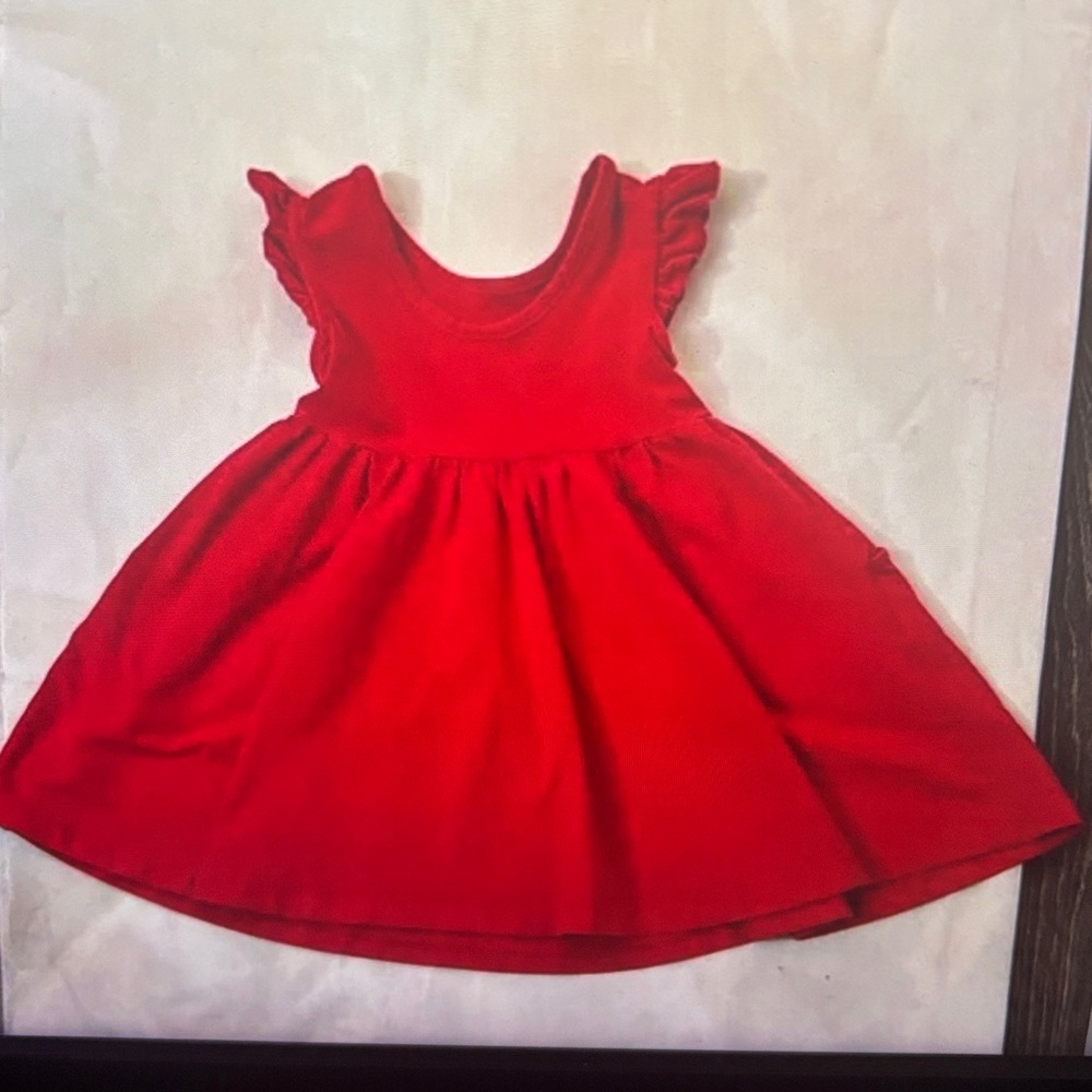 Hannah Andersson Americana Dress Lot 4 Nostalgic Primary Colors Kidcore Floral - Picture 4 of 16